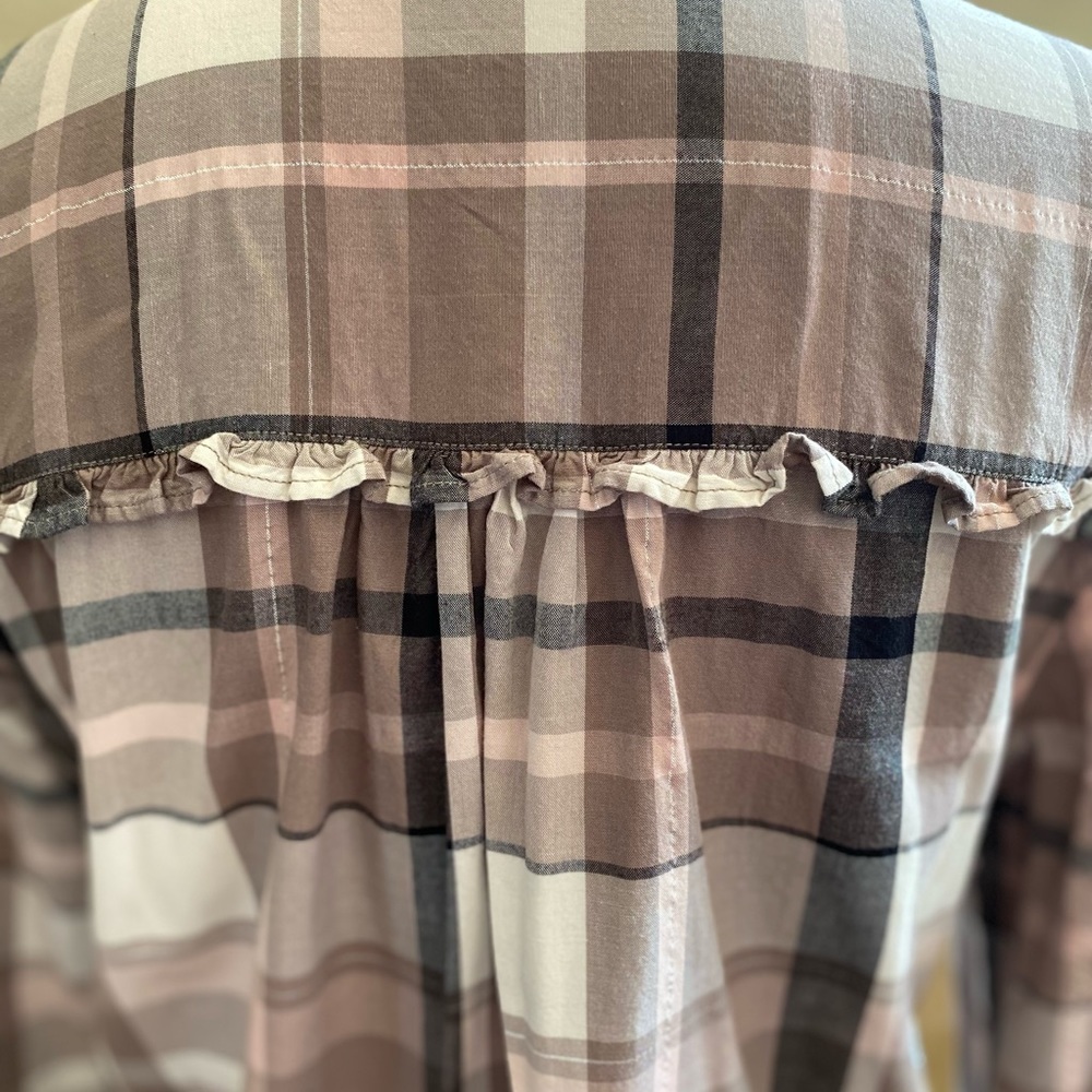 Shyanne Wester Cow Country Girl Shirt Ruffle S - Picture 4 of 6